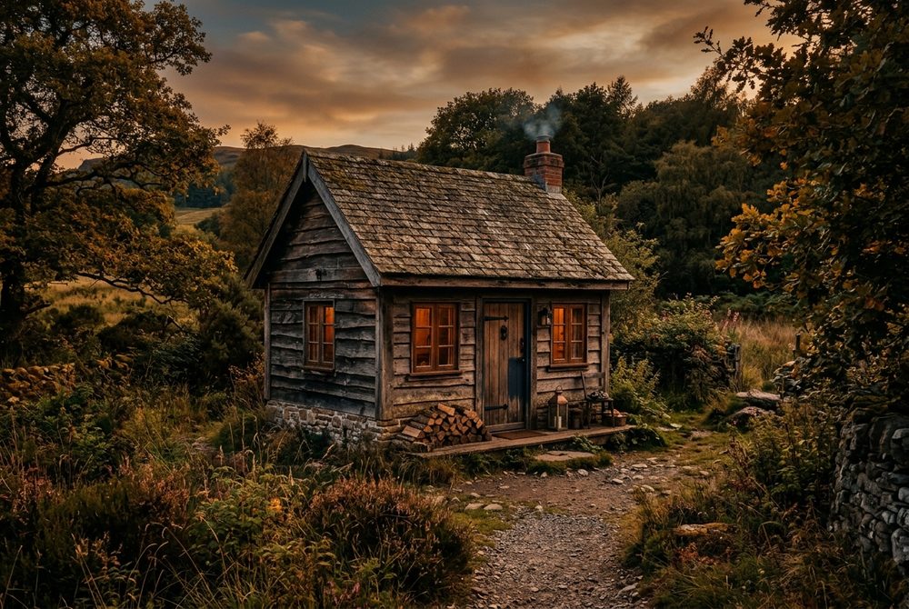 Small old cottage